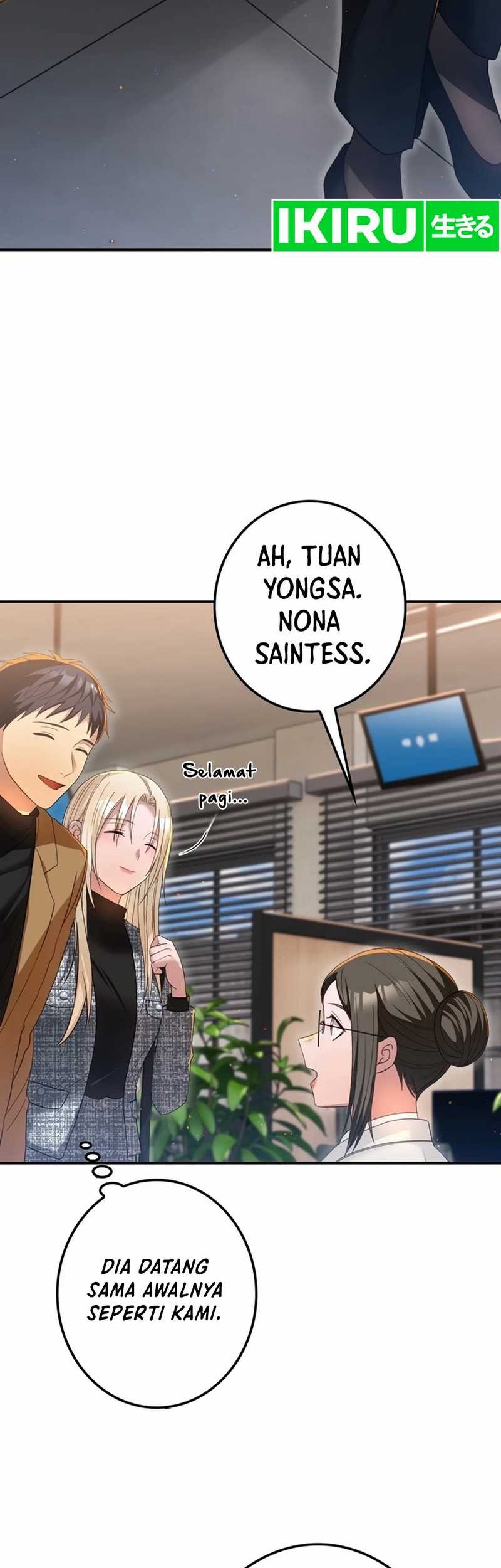 Living in a Studio Condo With the Saintess Chapter 17 Gambar 14