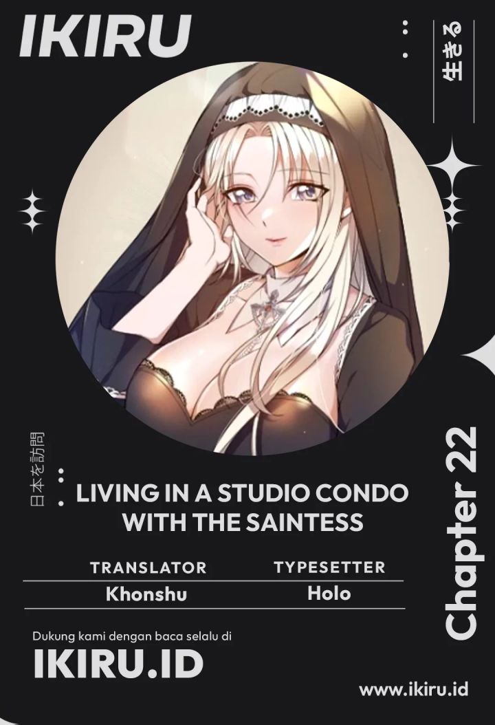 Baca Komik Living in a Studio Condo With the Saintess Chapter 22 Gambar 1