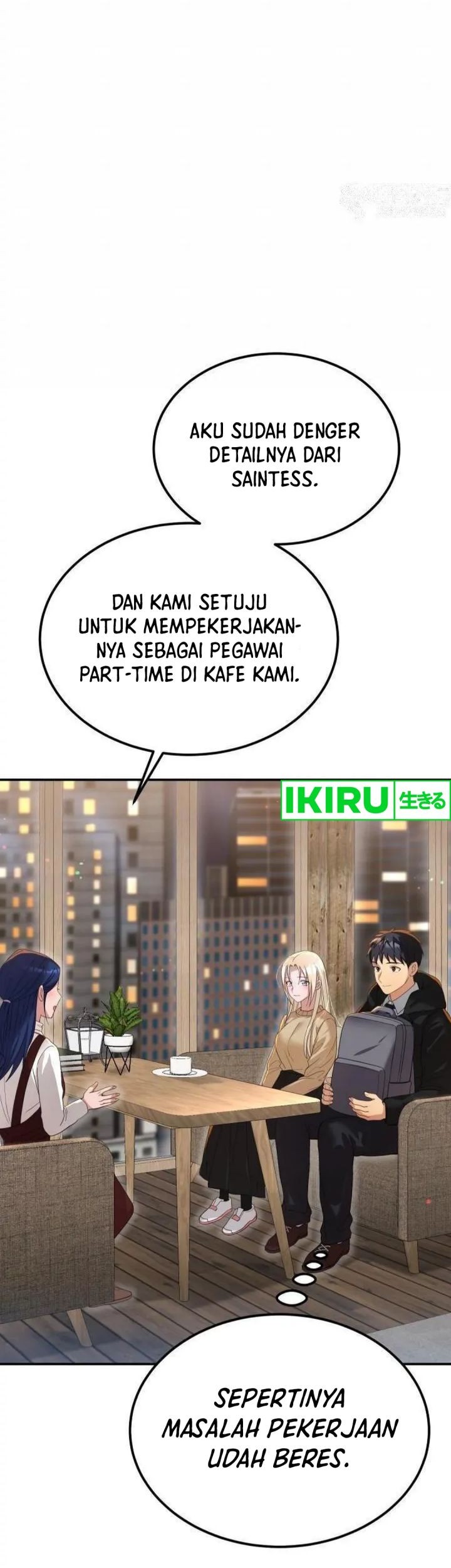 Living in a Studio Condo With the Saintess Chapter 22 Gambar 12
