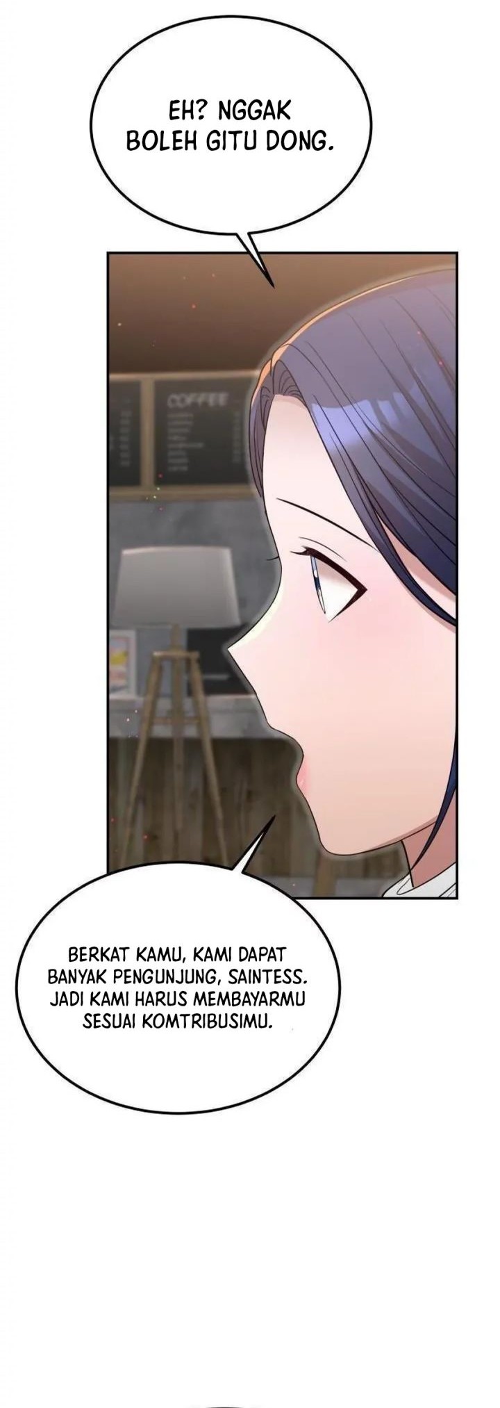 Living in a Studio Condo With the Saintess Chapter 22 Gambar 25
