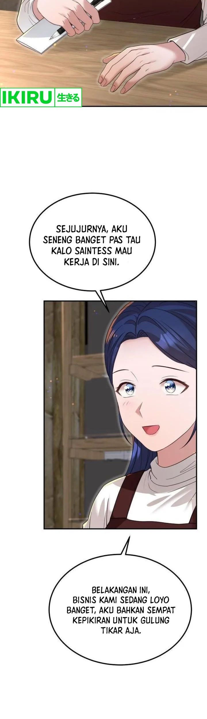 Living in a Studio Condo With the Saintess Chapter 22 Gambar 27