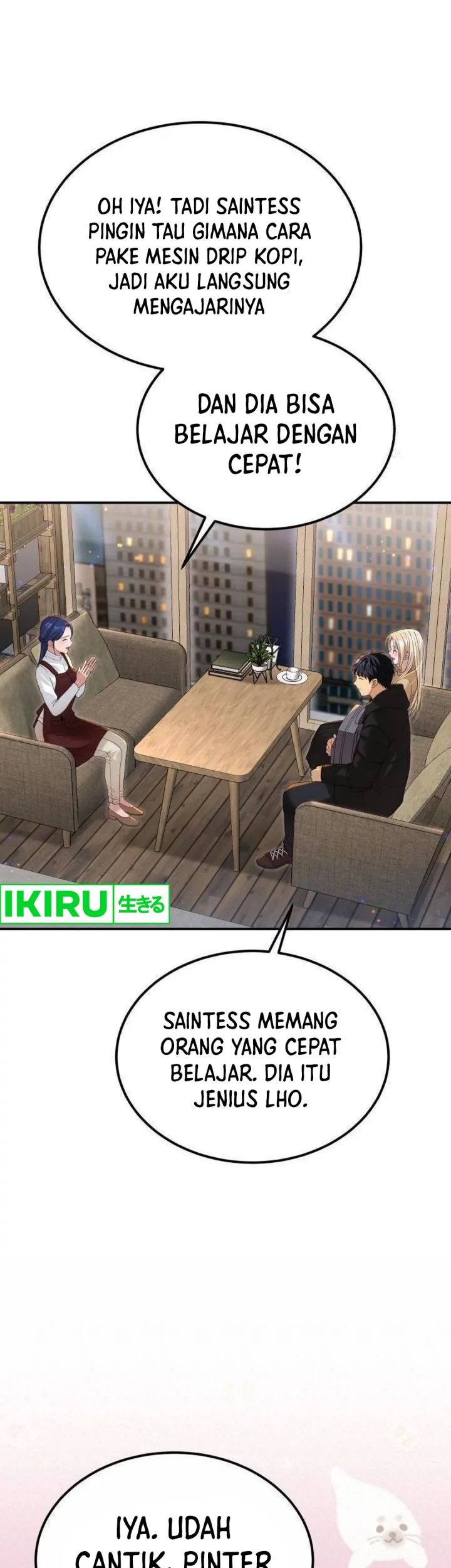 Living in a Studio Condo With the Saintess Chapter 22 Gambar 28