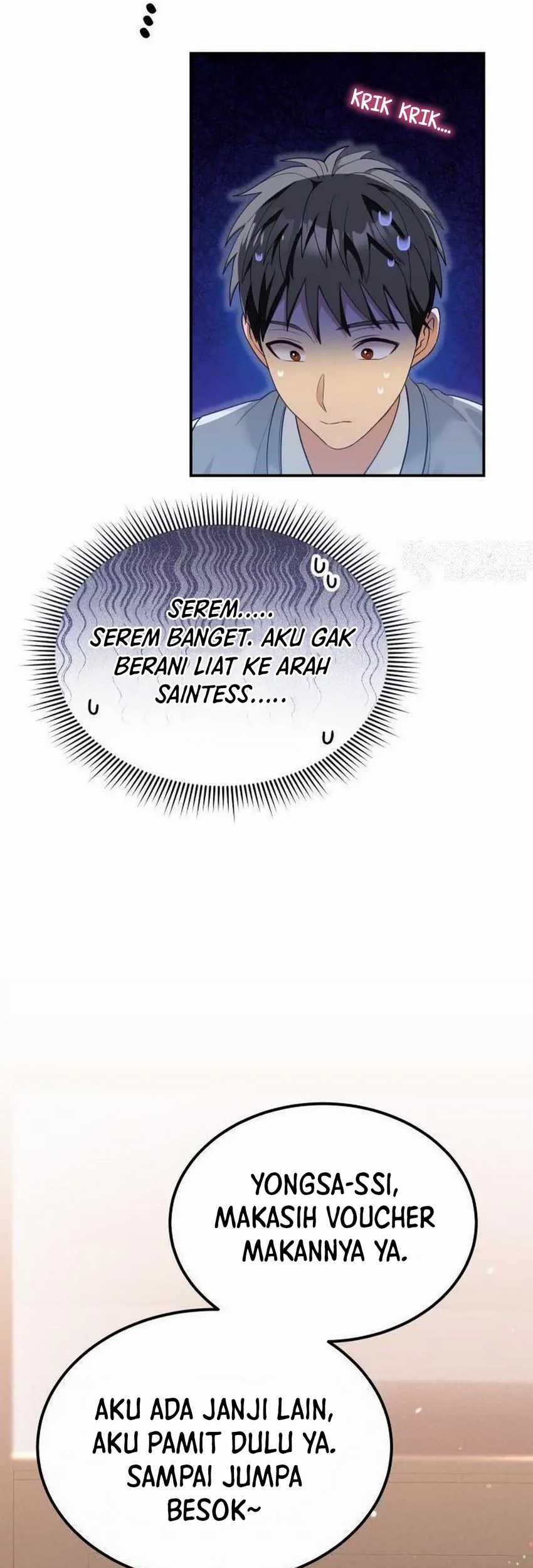 Living in a Studio Condo With the Saintess Chapter 24 Gambar 44