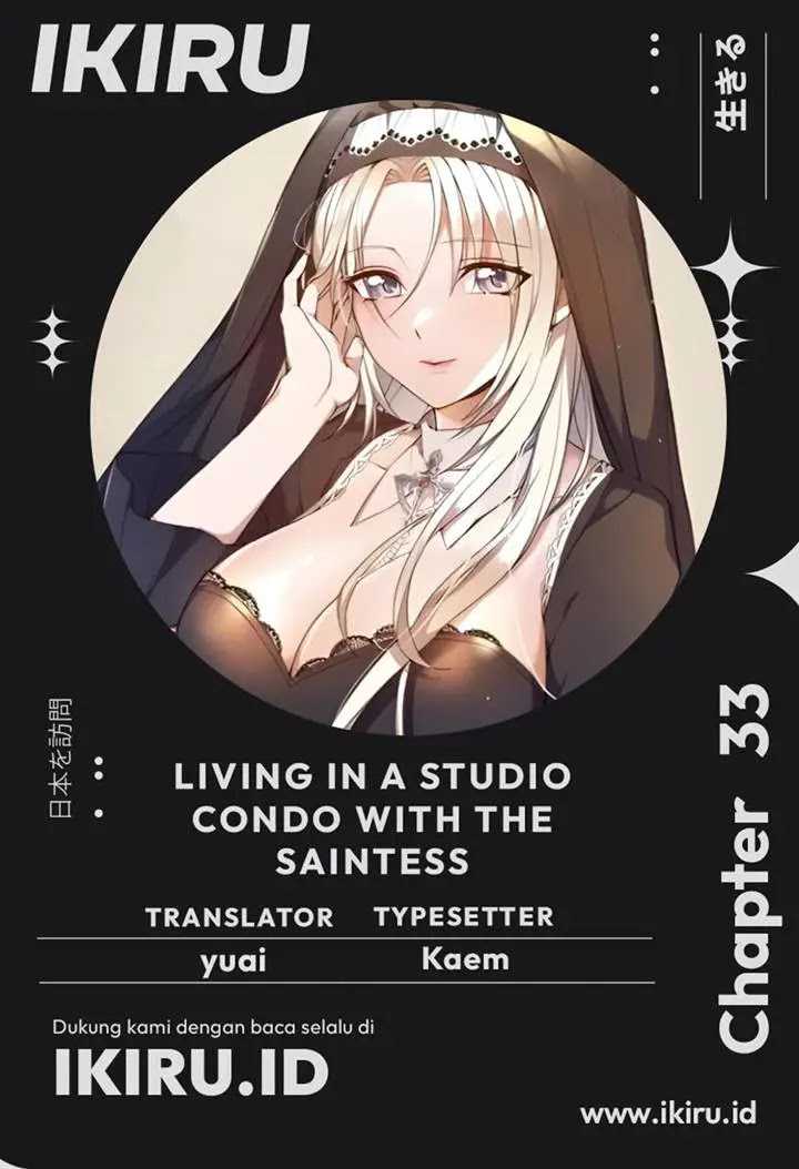 Baca Komik Living in a Studio Condo With the Saintess Chapter 33 Gambar 1