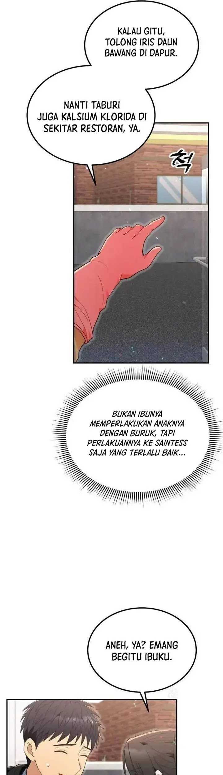 Living in a Studio Condo With the Saintess Chapter 34 Gambar 37