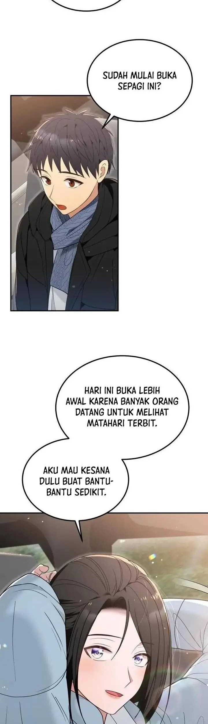 Living in a Studio Condo With the Saintess Chapter 34 Gambar 22
