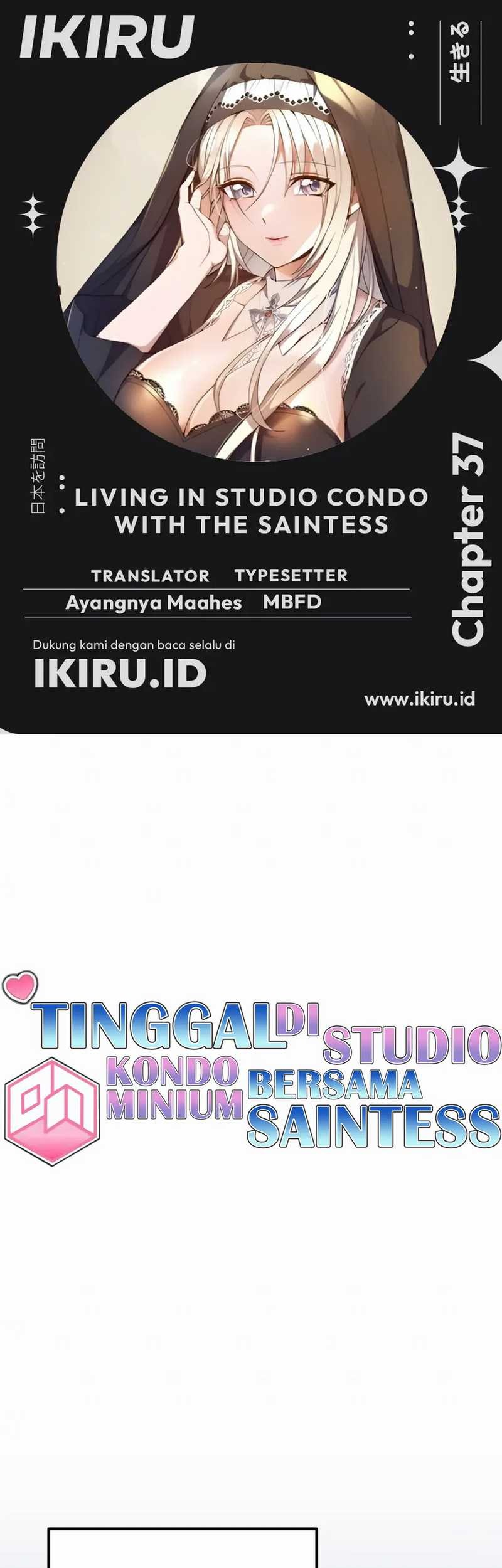 Baca Komik Living in a Studio Condo With the Saintess Chapter 37 Gambar 1