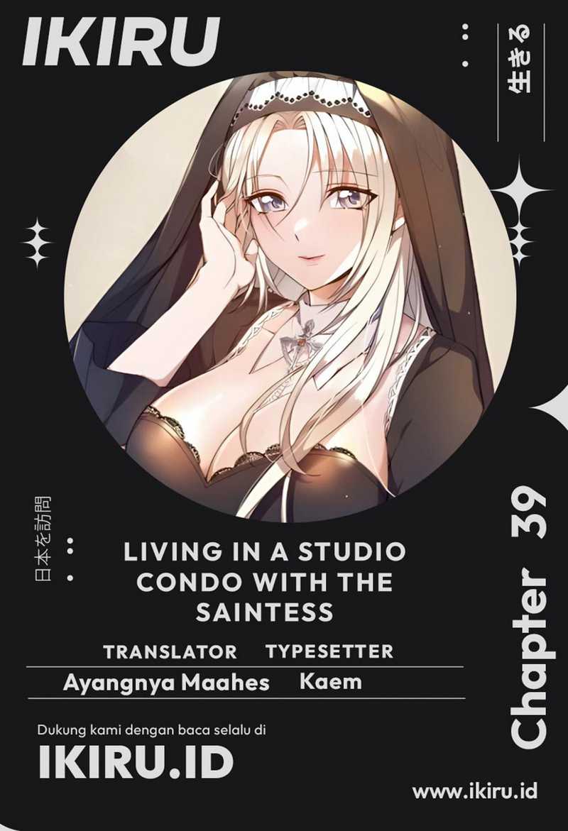 Baca Komik Living in a Studio Condo With the Saintess Chapter 39 Gambar 1