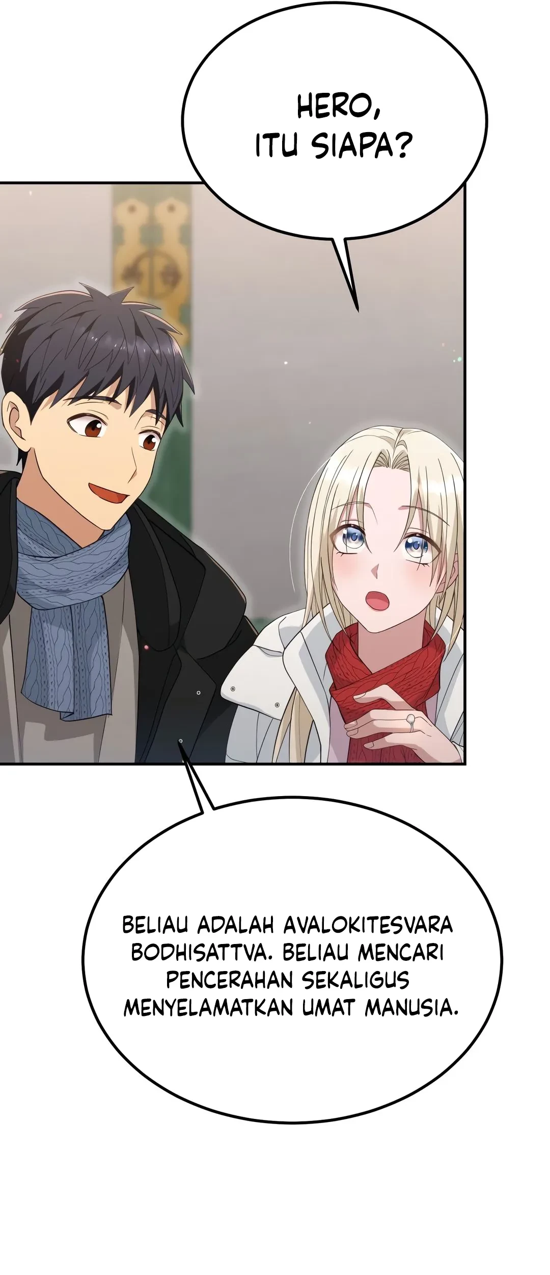 Living in a Studio Condo With the Saintess Chapter 42 Gambar 62