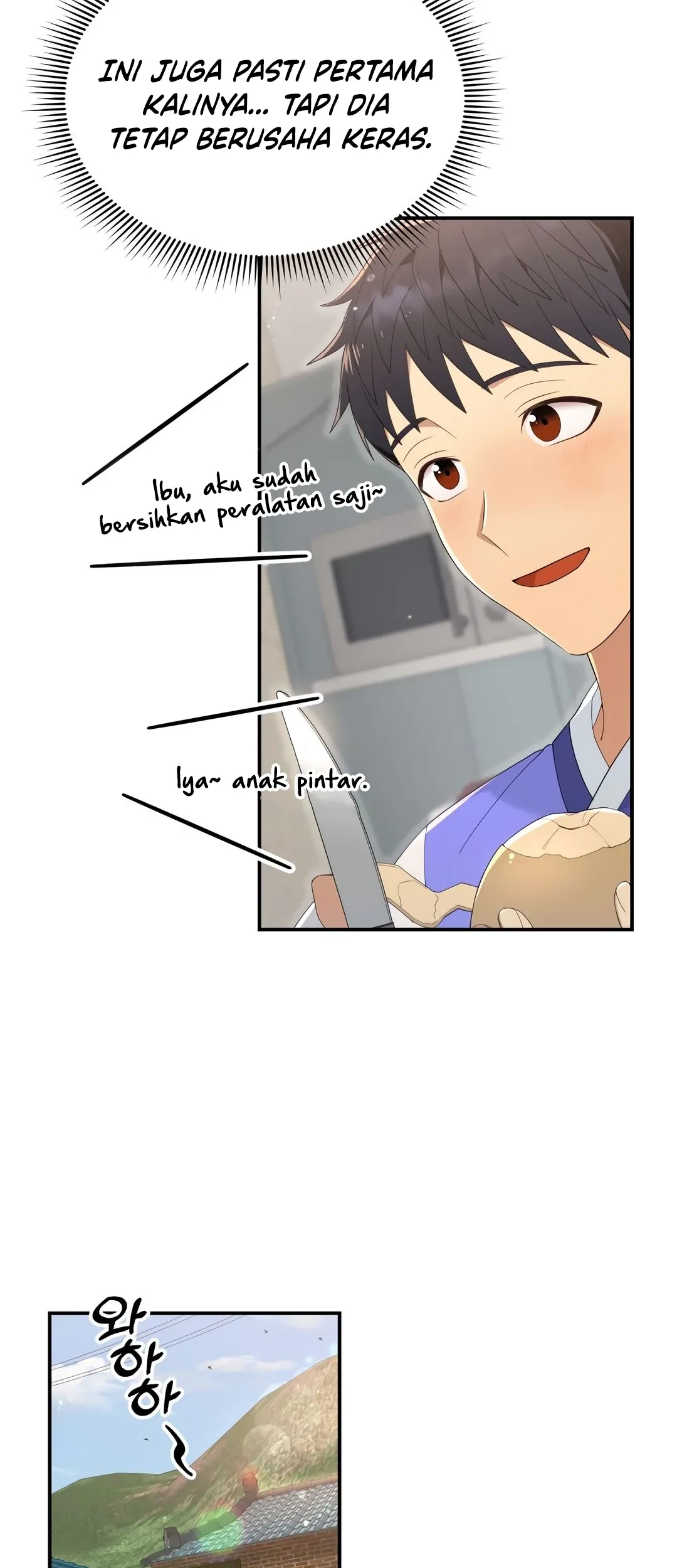 Living in a Studio Condo With the Saintess Chapter 42 Gambar 4