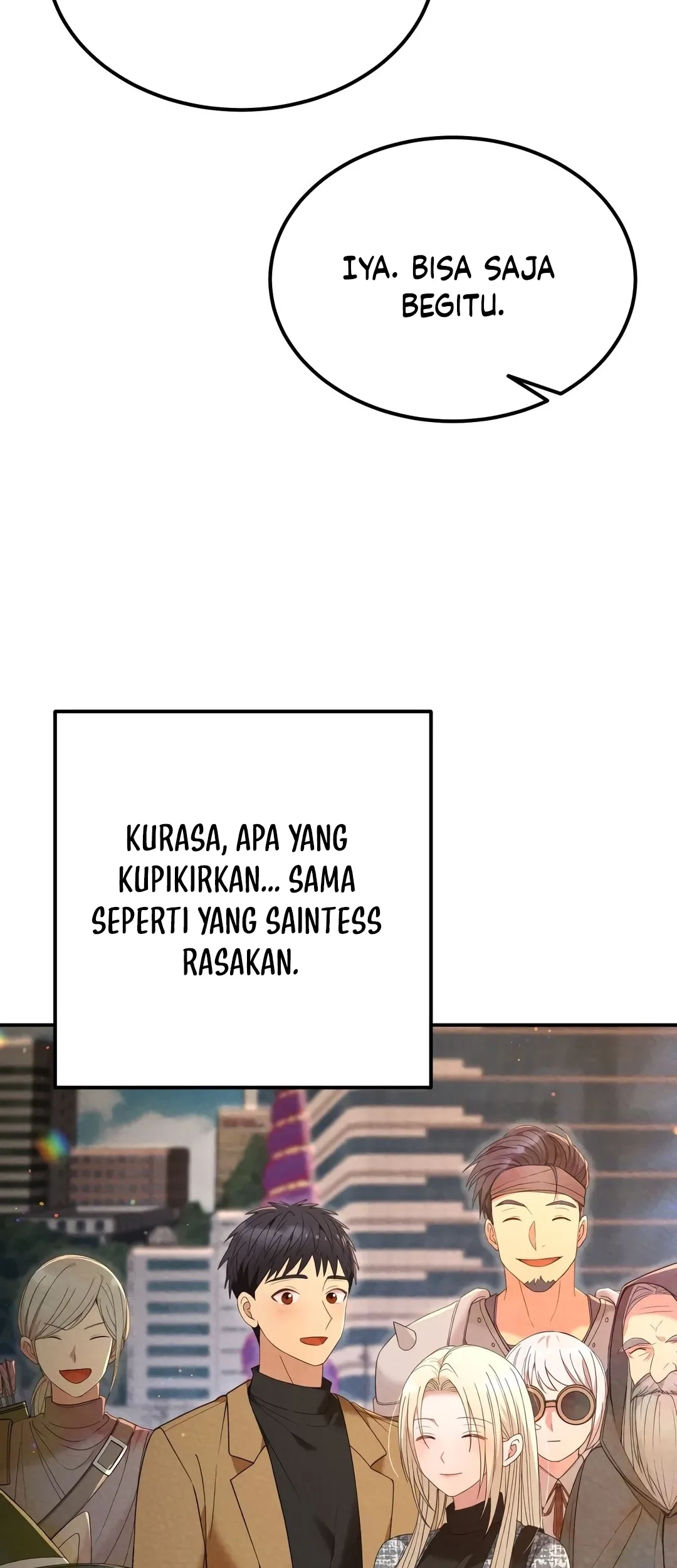 Living in a Studio Condo With the Saintess Chapter 43 Gambar 15