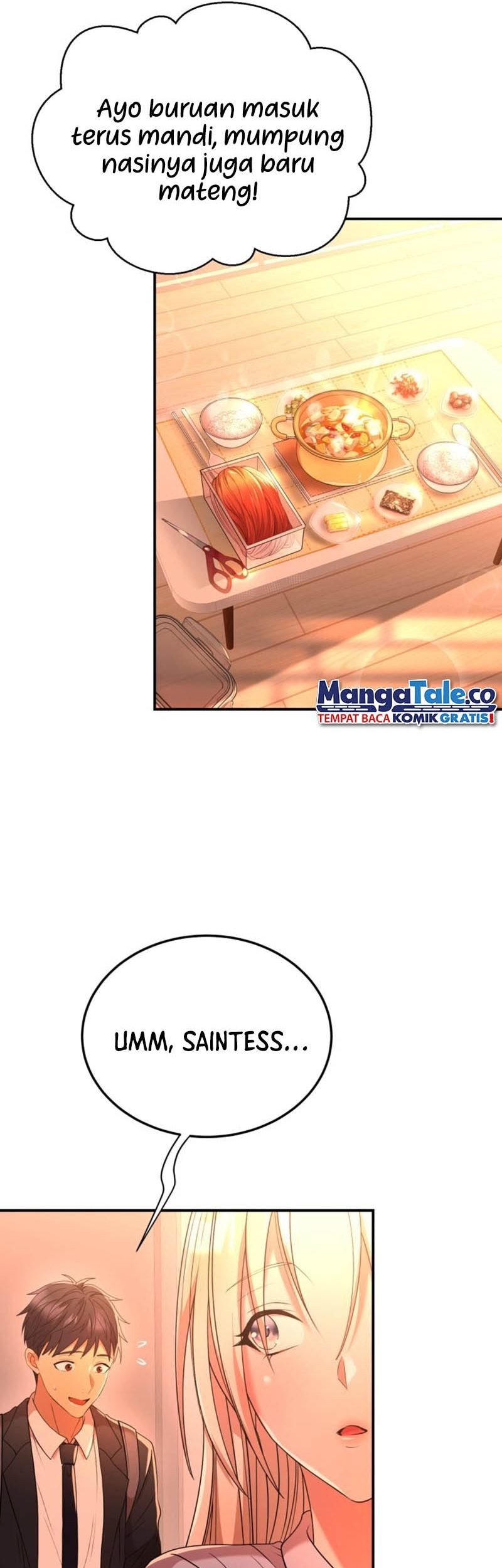 Living in a Studio Condo With the Saintess Chapter 8 Gambar 45