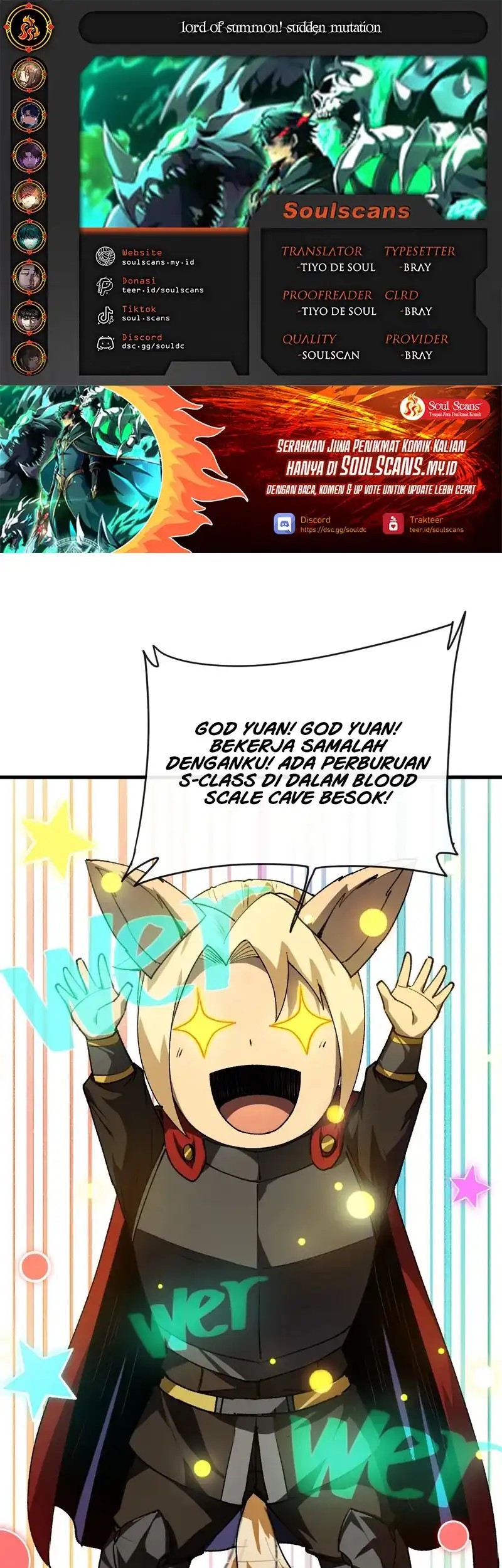 Baca Komik Lord of Summons! Sudden Mutation Chapter 32 Gambar 1