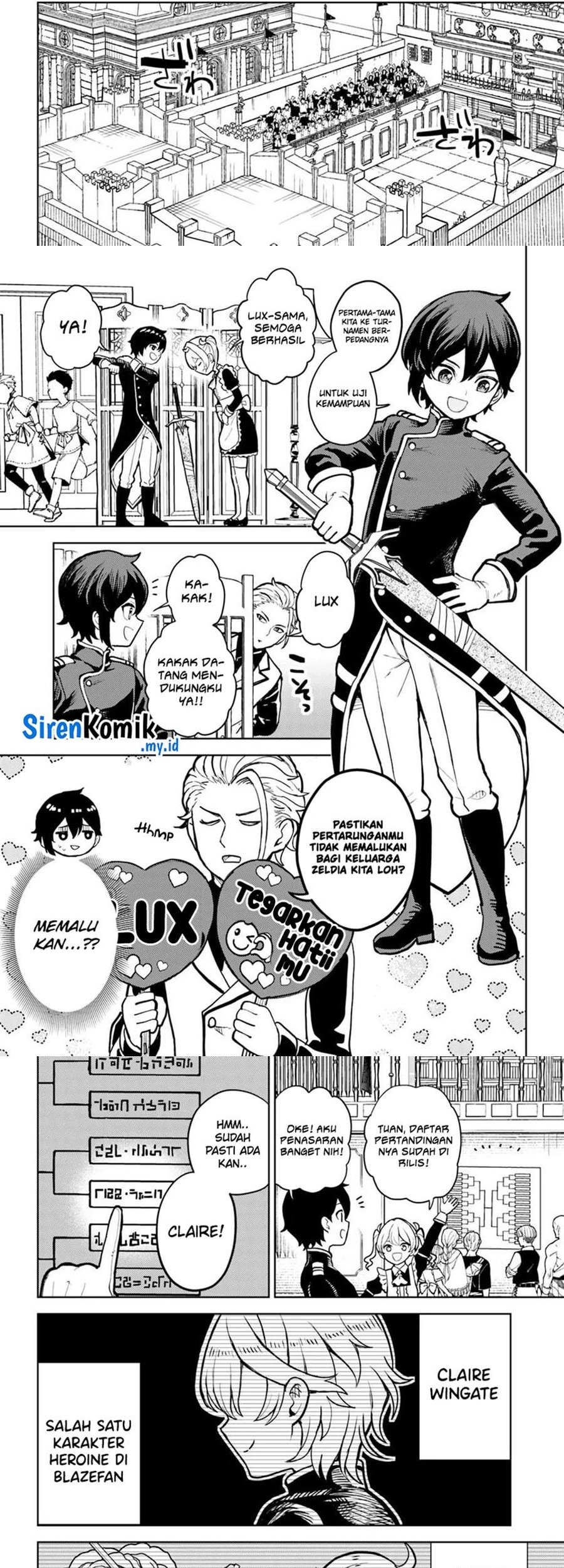 Magan no Akuyaku ni Tensei Shita no de Oshi Chara o Mimamoru Mob o Mezashimasu Chapter 6.1 Gambar 3
