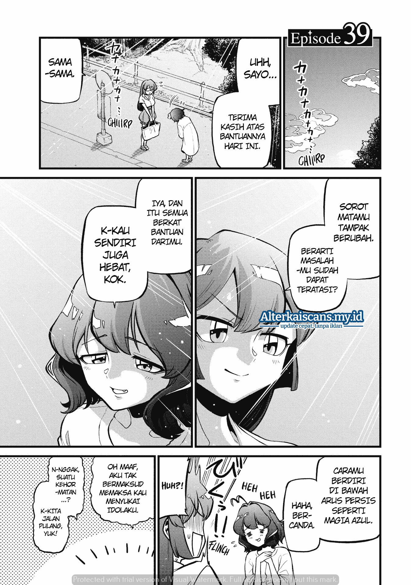 Baca Komik Mahou Shoujo ni Akogarete Chapter 39 Gambar 1