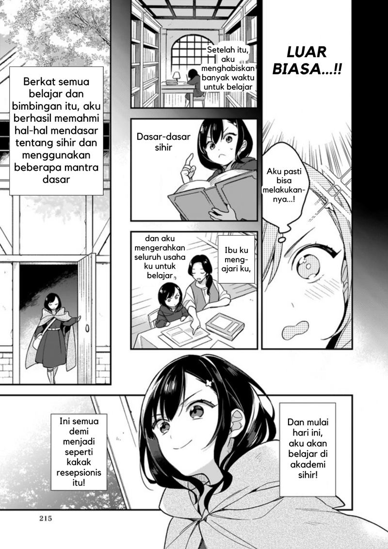 Mahousekai no Uketsukejou ni Naritai desu! Chapter 1 Gambar 13