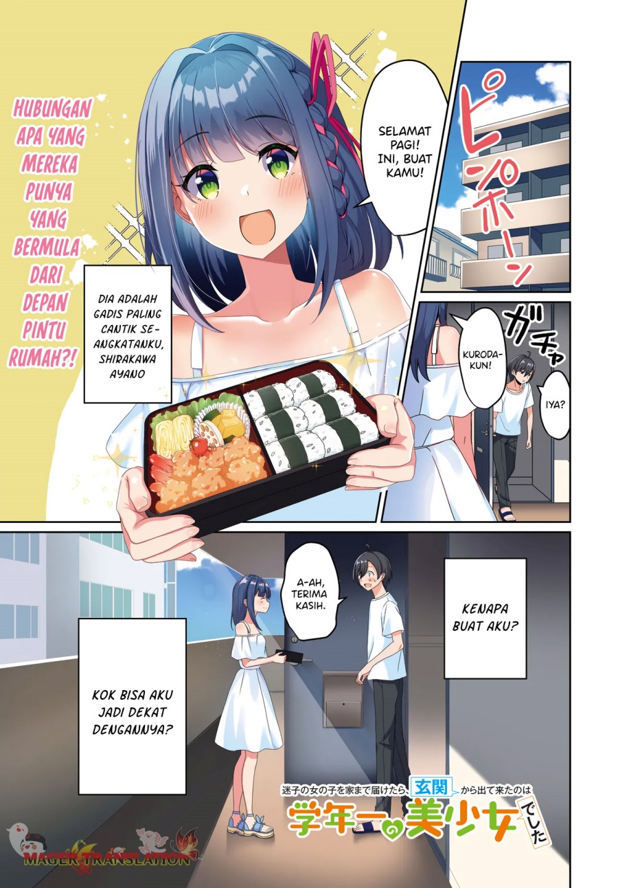 Baca Maigo no Onnanoko o Ie Made Todoketara, Genkan kara Detekita no wa Gakunen Ichi no Bishoujo deshita Chapter 1 Gambar 2