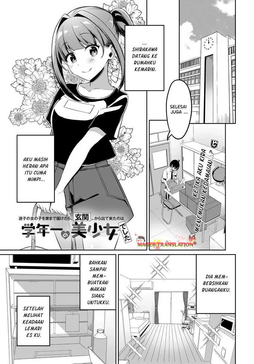 Baca Maigo no Onnanoko o Ie Made Todoketara, Genkan kara Detekita no wa Gakunen Ichi no Bishoujo deshita Chapter 5 Gambar 2