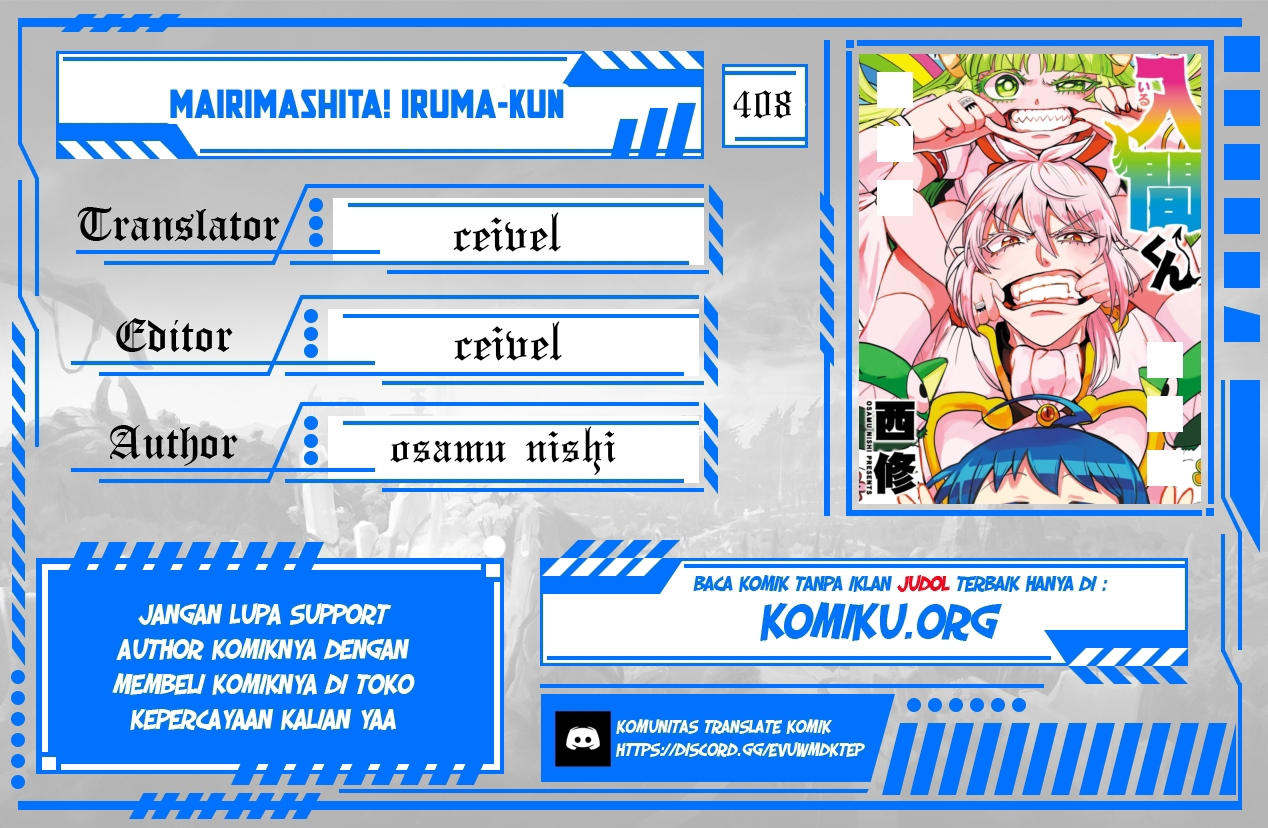 Baca Komik Mairimashita! Iruma-kun Chapter 408 Gambar 1