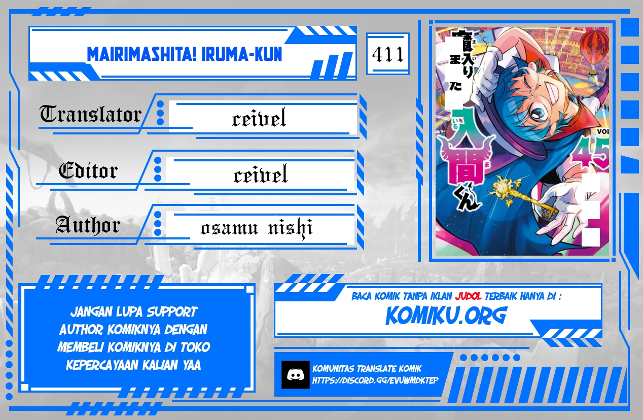 Baca Komik Mairimashita! Iruma-kun Chapter 411 Gambar 1