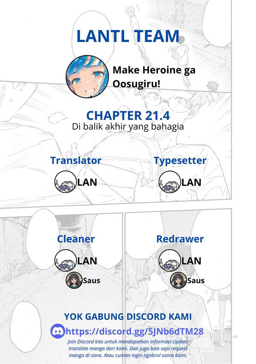 Baca Komik Make Heroine ga Oosugiru! Chapter 21.4 Gambar 1