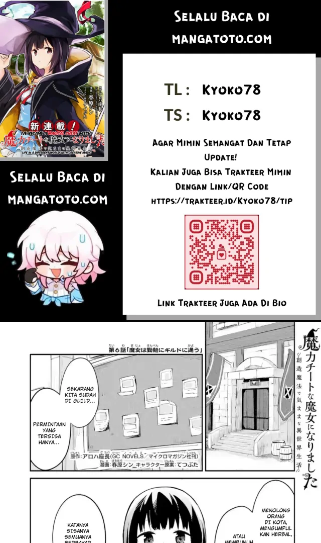 Baca Komik Making Magic: The Sweet Life of a Witch Who Knows an Infinite MP Loophole Chapter 6 Gambar 1