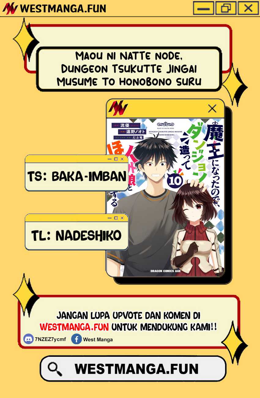 Maou ni Natta node, Dungeon Tsukutte Jingai Musume to Honobono suru Chapter 74.1 Gambar 3