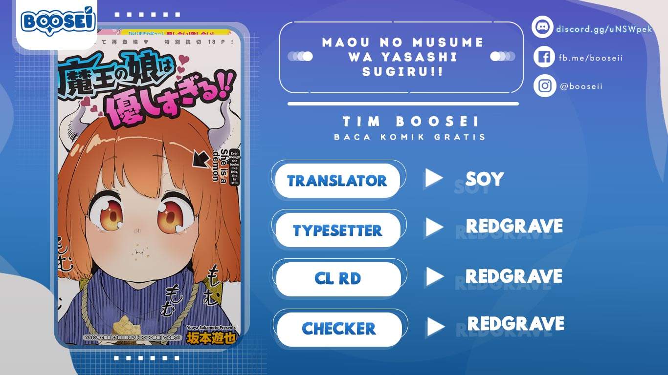 Baca Komik Maou no Musume wa Yasashi sugiru!! Chapter 21 Gambar 1