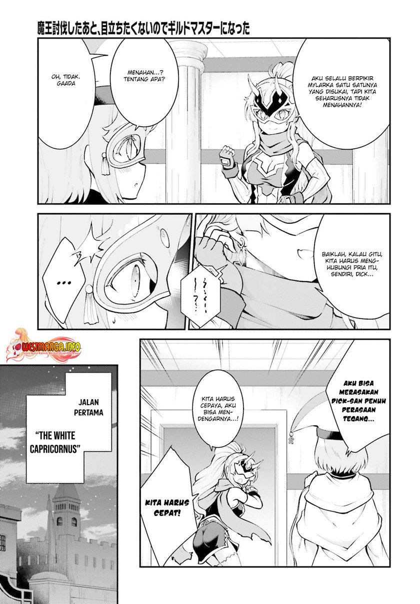 Maou Toubatsu Shita Ato, Medachitakunai node Guild Master ni Natta Chapter 30 Gambar 28