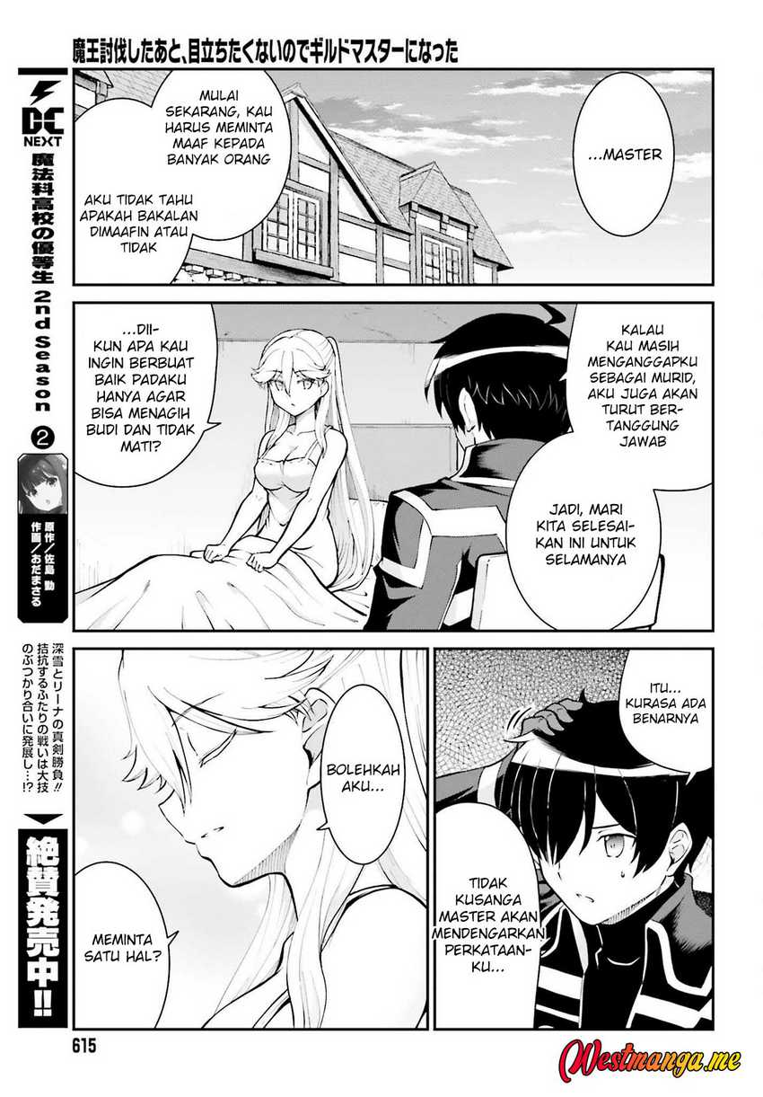 Maou Toubatsu Shita Ato, Medachitakunai node Guild Master ni Natta Chapter 34 Gambar 17
