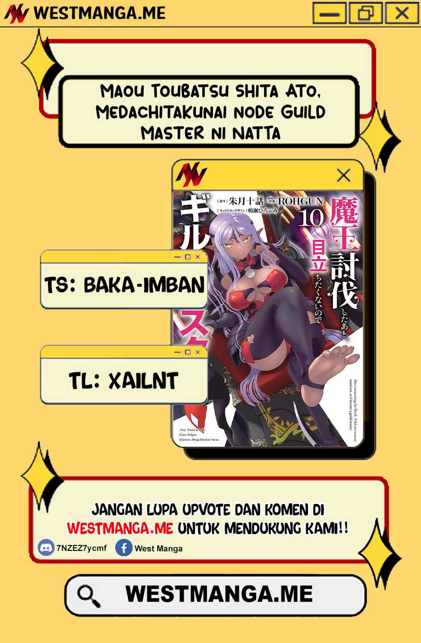 Maou Toubatsu Shita Ato, Medachitakunai node Guild Master ni Natta Chapter 35 Gambar 4