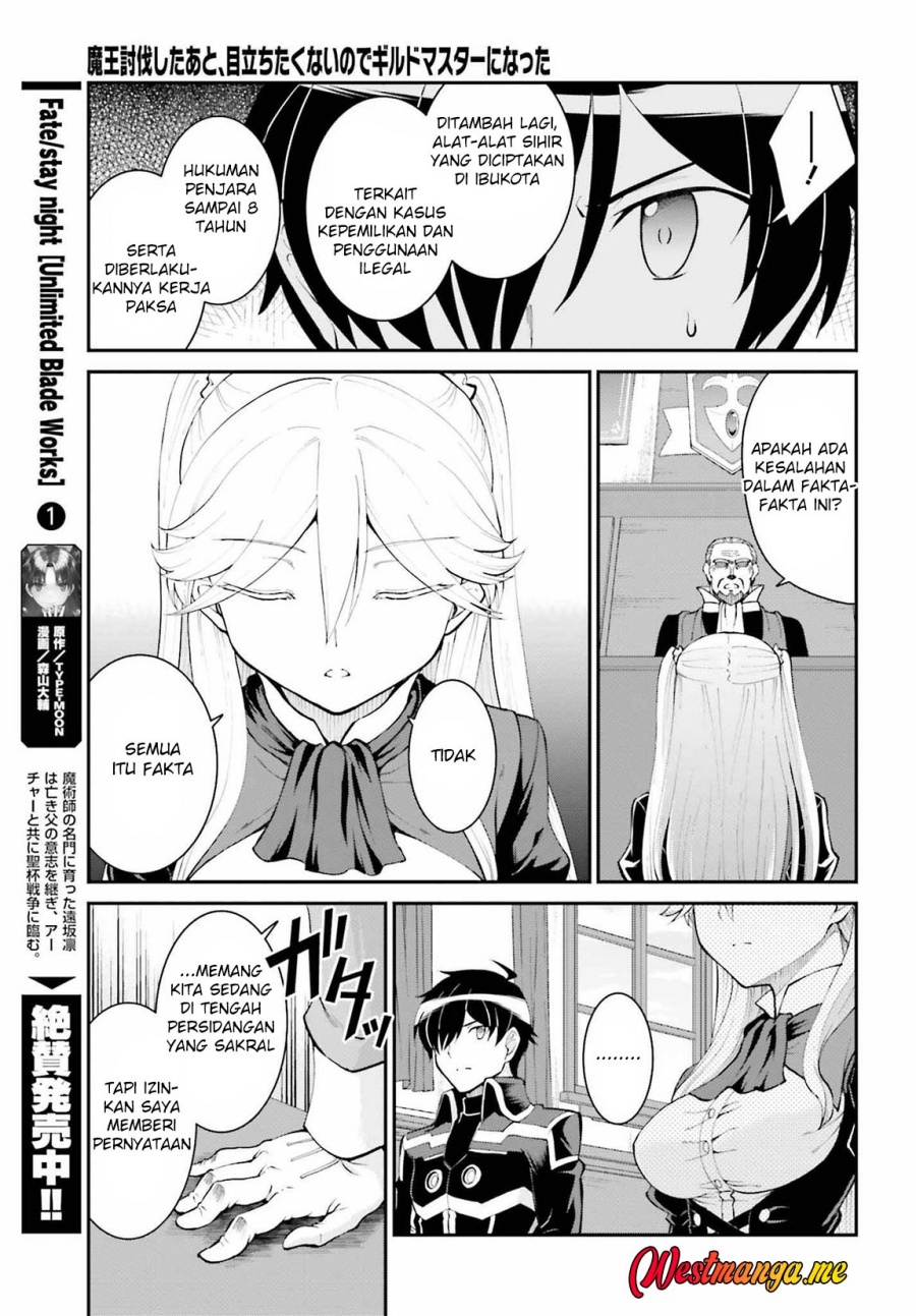 Maou Toubatsu Shita Ato, Medachitakunai node Guild Master ni Natta Chapter 36 Gambar 24