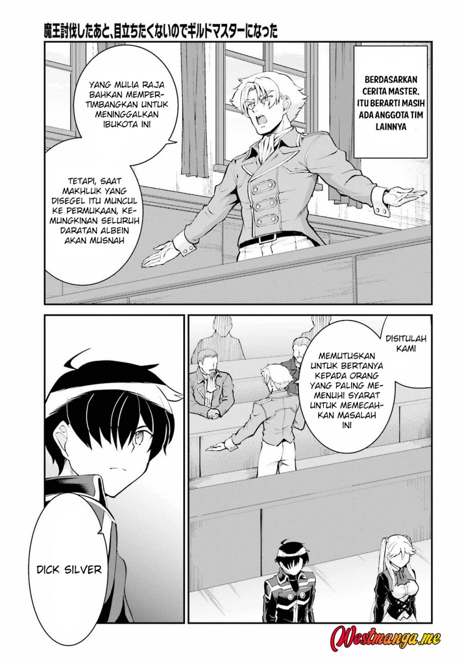 Maou Toubatsu Shita Ato, Medachitakunai node Guild Master ni Natta Chapter 36 Gambar 30