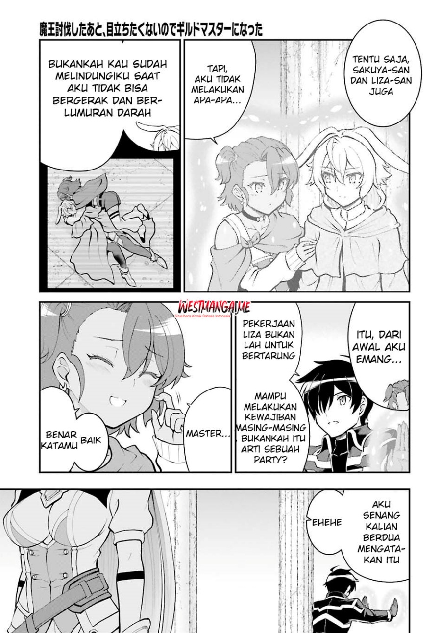 Maou Toubatsu Shita Ato, Medachitakunai node Guild Master ni Natta Chapter 44 Gambar 26