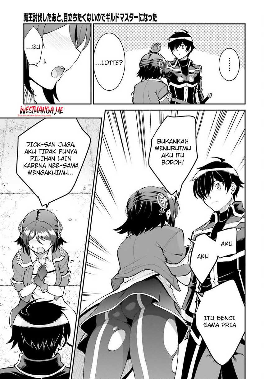 Maou Toubatsu Shita Ato, Medachitakunai node Guild Master ni Natta Chapter 45 Gambar 7