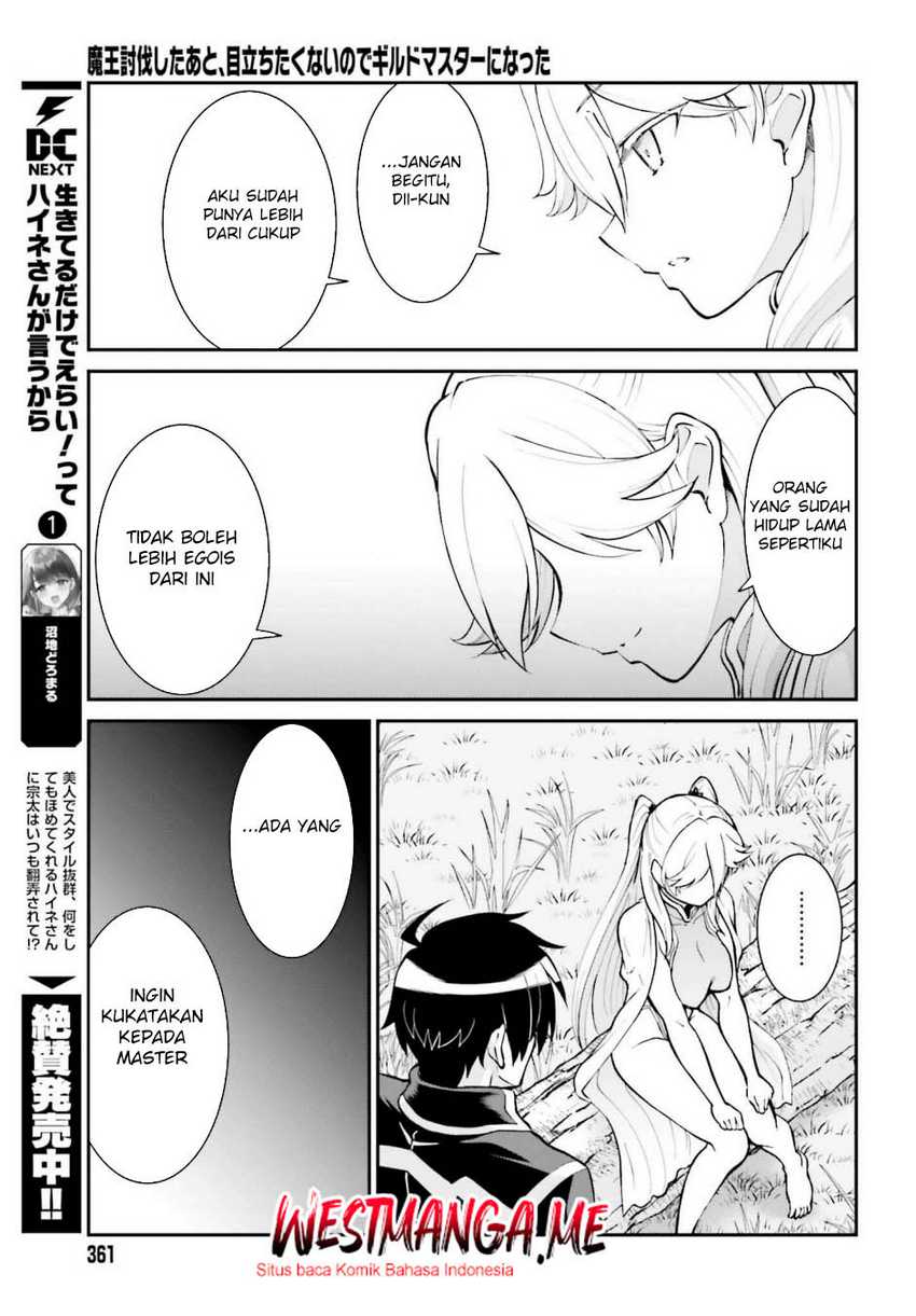 Maou Toubatsu Shita Ato, Medachitakunai node Guild Master ni Natta Chapter 47 Gambar 15