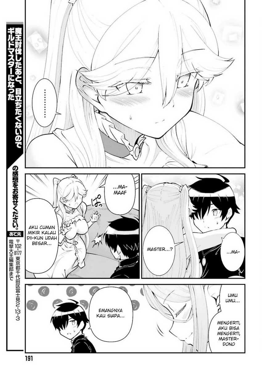 Maou Toubatsu Shita Ato, Medachitakunai node Guild Master ni Natta Chapter 52 Gambar 13