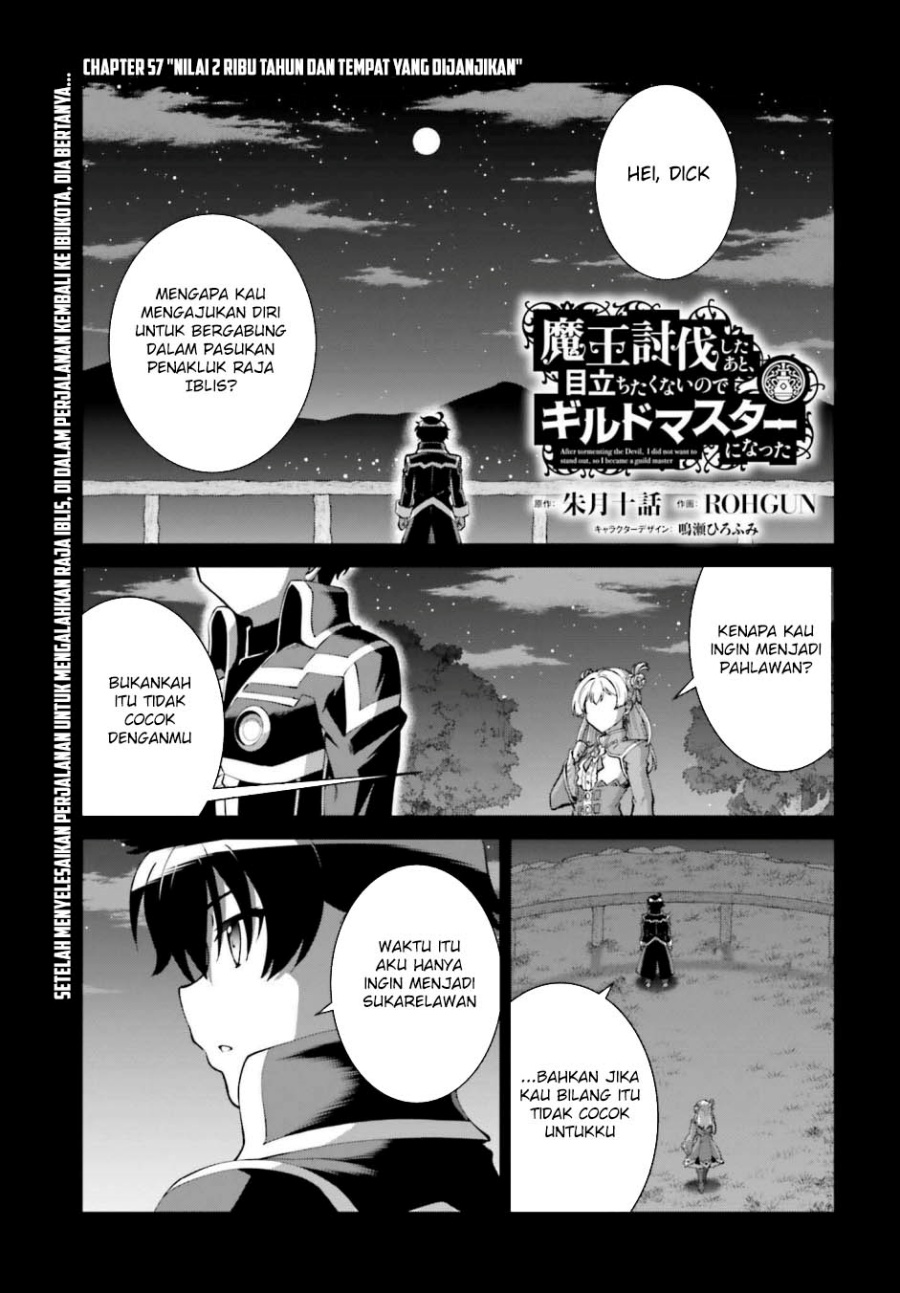 Baca  Maou Toubatsu Shita Ato, Medachitakunai node Guild Master ni Natta Chapter 57 Gambar 2
