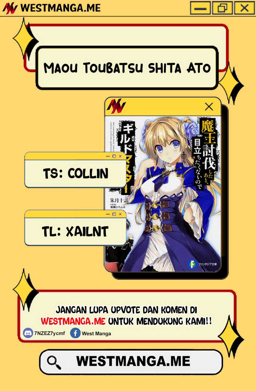 Maou Toubatsu Shita Ato, Medachitakunai node Guild Master ni Natta Chapter 60 Gambar 4