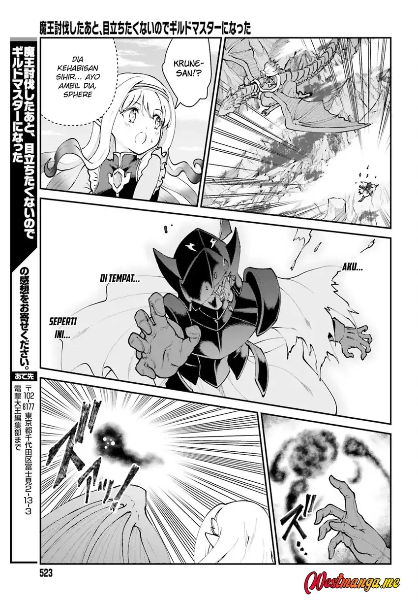 Maou Toubatsu Shita Ato, Medachitakunai node Guild Master ni Natta Chapter 66 Gambar 27