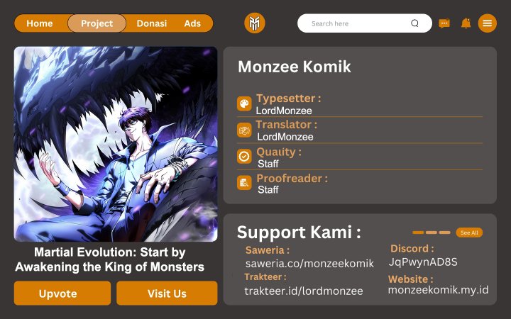 Baca Komik Martial Evolution: Start by Awakening the King of Monsters Chapter 3 Gambar 1