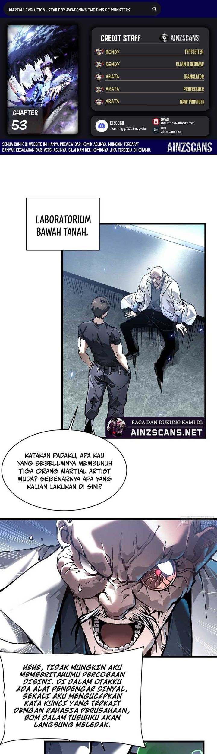 Baca Komik Martial Evolution: Start by Awakening the King of Monsters Chapter 53 Gambar 1