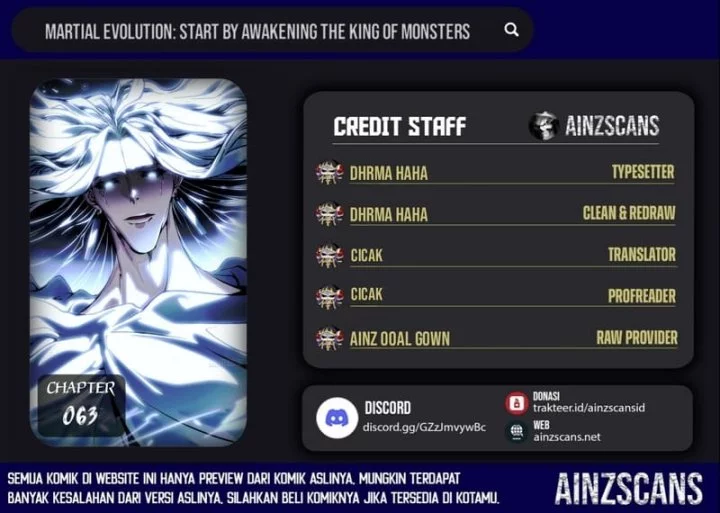 Baca Komik Martial Evolution: Start by Awakening the King of Monsters Chapter 63 Gambar 1