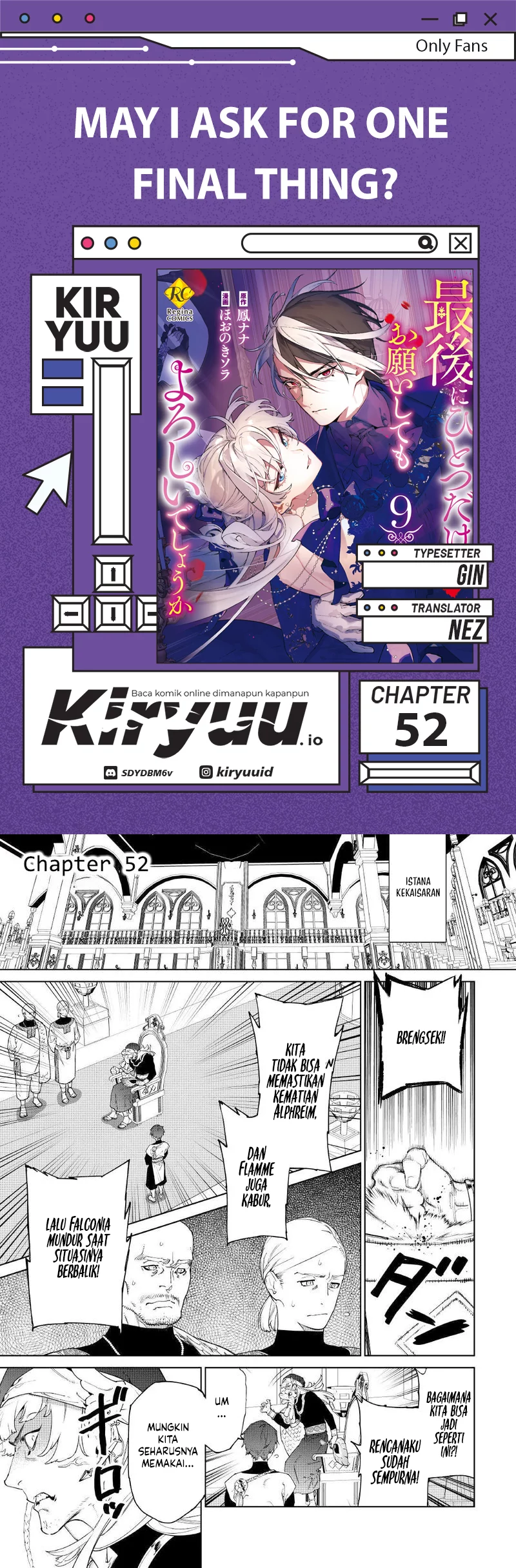 Baca Komik May I Ask for One Final Thing? Chapter 52 Gambar 1