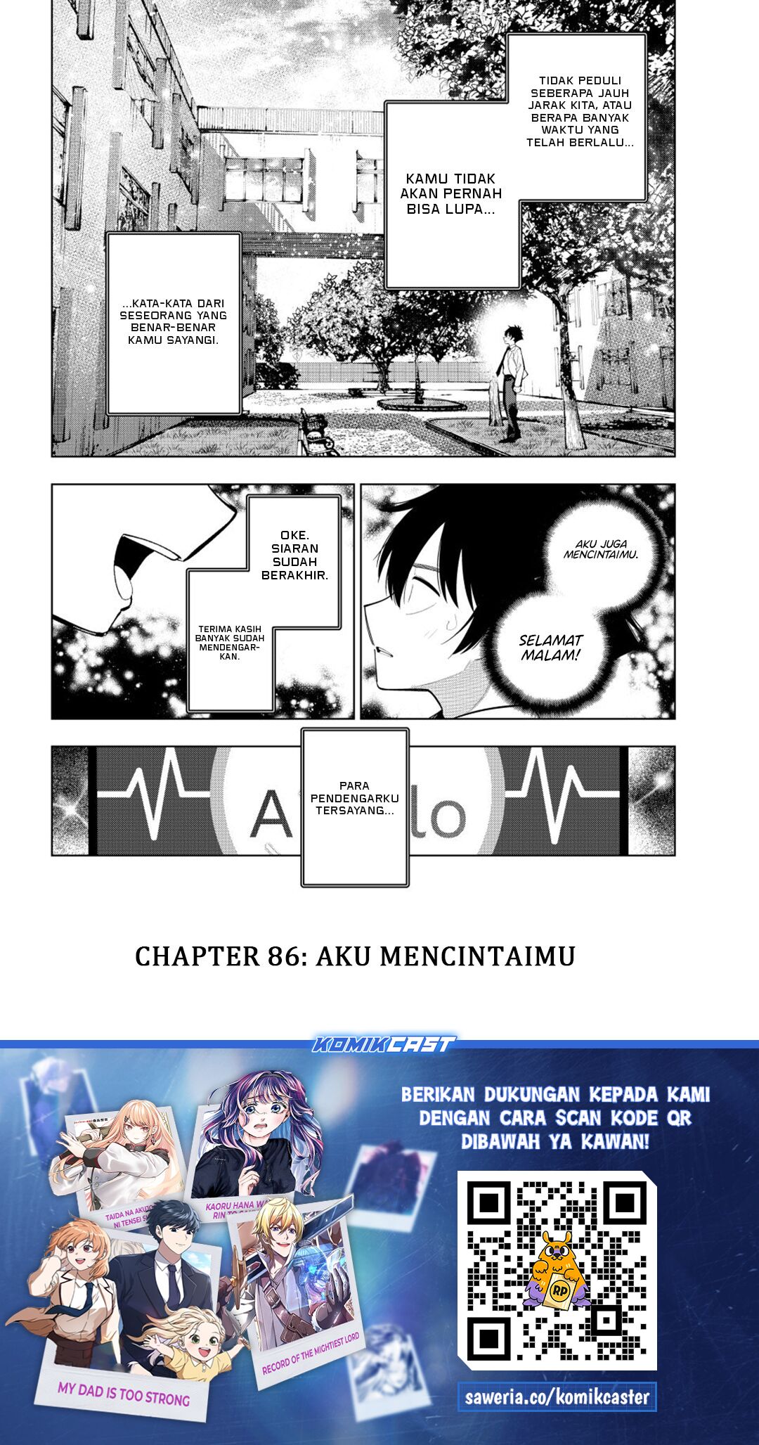Mayonaka Heart Tune Chapter 86 Gambar 20