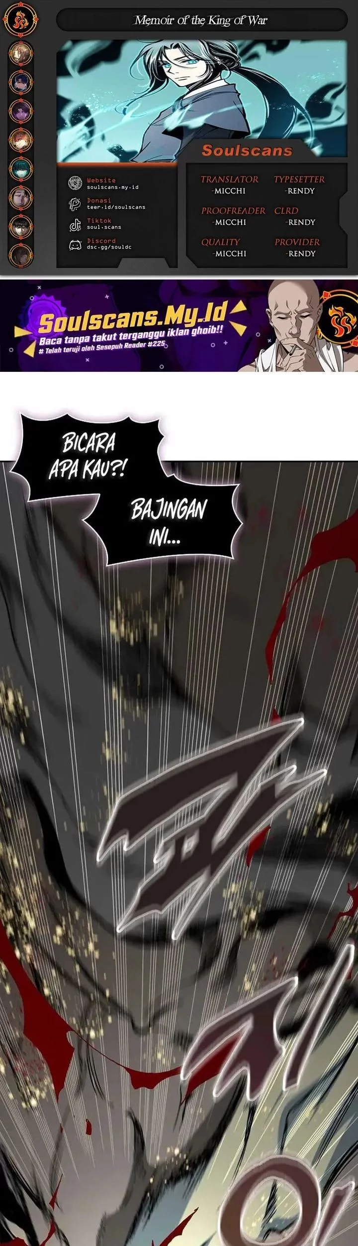 Baca Komik Memoir Of The King Of War Chapter 224 Gambar 1