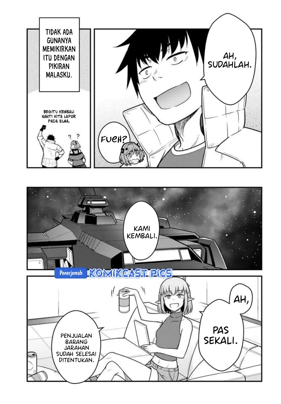 Mezametara Saikyou Soubi to Uchuusen-mochi datta no de Chapter 50.1 Gambar 11