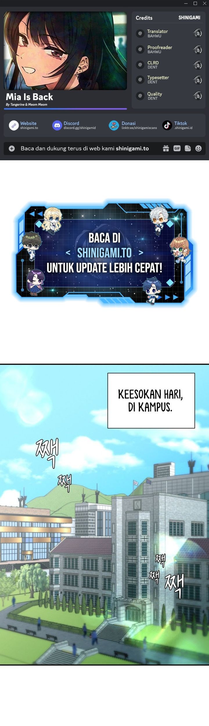 Baca Komik Mia Has Returned Chapter 3 Gambar 1