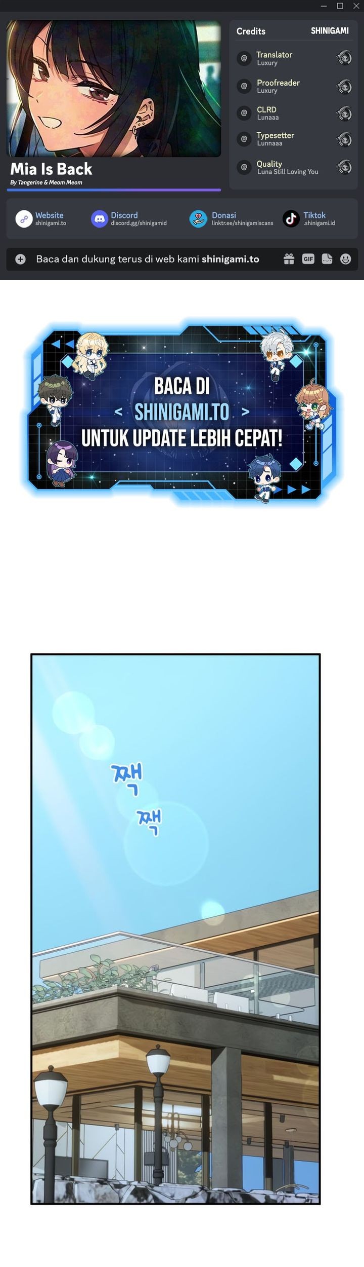 Baca Komik Mia Has Returned Chapter 8 Gambar 1