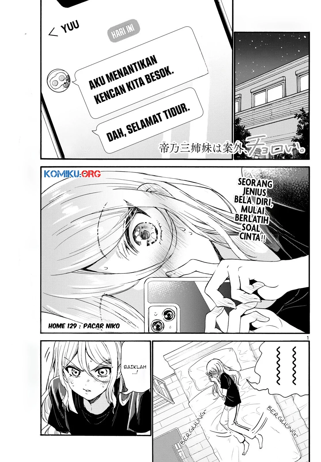 Baca  Mikadono Sanshimai wa Angai, Choroi Chapter 129 Gambar 2
